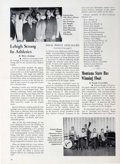 Lehigh Strong In Athletics